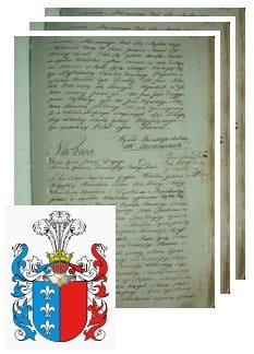 Przykładowe zdjęcie wywodu rodowitości szlacheckiej z 1802 roku, stron 3.jpg