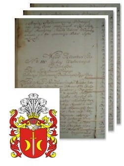 Przykładowe zdjęcie wywodu rodowitości szlacheckiej z 1802 roku, stron 3.jpg