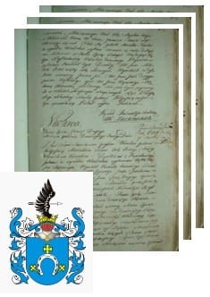 Przykładowe zdjęcie wywodu rodowitości szlacheckiej z 1802 roku, stron 3.jpg