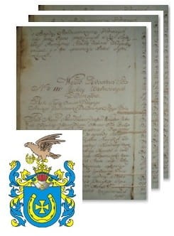 Przykładowe zdjęcie wywodu rodowitości szlacheckiej z 1802 roku, stron 3.jpg