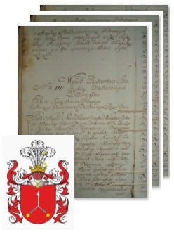 Przykładowe zdjęcie wywodu rodowitości szlacheckiej z 1802 roku, stron 3.jpg