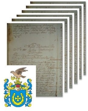 Przykładowe zdjęcie wywodu rodowitości szlacheckiej z 1802 roku, stron 6.jpg