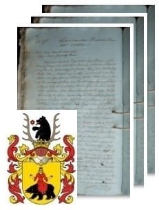 Przykładowe zdjęcie wywodu rodowitości szlacheckiej z 1816 roku, stron 3.jpg