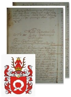 Przykładowe zdjęcie wywodu rodowitości szlacheckiej z 1802 roku, stron 2.jpg