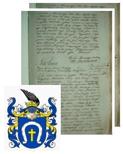 Przykładowe zdjęcie wywodu rodowitości szlacheckiej z 1802 roku, stron 2.jpg