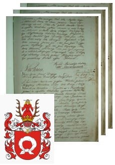 Przykładowe zdjęcie wywodu rodowitości szlacheckiej z 1802 roku, stron 3.jpg