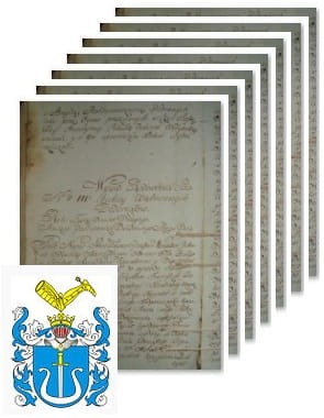 Przykładowe zdjęcie wywodu rodowitości szlacheckiej z 1802 roku, stron 7.jpg