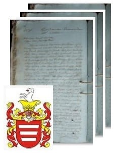 Przykładowe zdjęcie wywodu rodowitości szlacheckiej z 1816 roku, stron 3.jpg