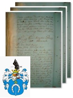 Przykładowe zdjęcie wywodu rodowitości szlacheckiej z 1802 roku, stron 3.jpg