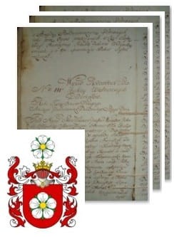 Przykładowe zdjęcie wywodu rodowitości szlacheckiej z 1802 roku, stron 3.jpg