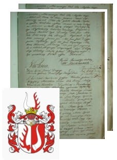 Przykładowe zdjęcie wywodu rodowitości szlacheckiej z 1802 roku, stron 2.jpg