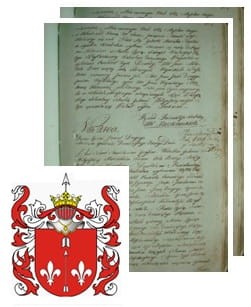 Przykładowe zdjęcie wywodu rodowitości szlacheckiej z 1802 roku, stron 2.jpg