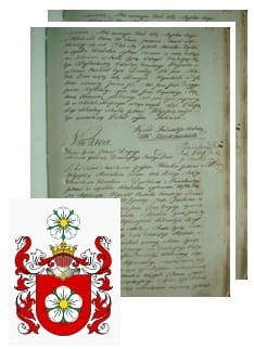 Przykładowe zdjęcie wywodu rodowitości szlacheckiej z 1802 roku, stron 2.jpg