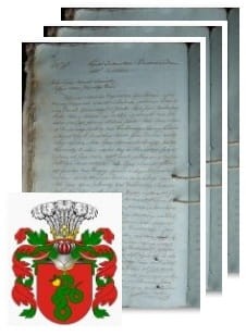 Przykładowe zdjęcie wywodu rodowitości szlacheckiej z 1816 roku, stron 3.jpg