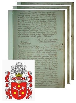 Przykładowe zdjęcie wywodu rodowitości szlacheckiej z 1802 roku, stron 3.jpg