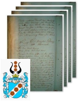 Przykładowe zdjęcie wywodu rodowitości szlacheckiej z 1802 roku, stron 4.jpg