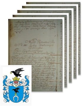 Przykładowe zdjęcie wywodu rodowitości szlacheckiej z 1802 roku, stron 5.jpg