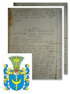 Przykładowe zdjęcie wywodu rodowitości szlacheckiej z 1802 roku, stron 2.jpg