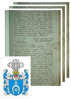Przykładowe zdjęcie wywodu rodowitości szlacheckiej z 1802 roku, stron 3.jpg