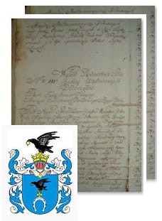 Przykładowe zdjęcie wywodu rodowitości szlacheckiej z 1802 roku, stron 2.jpg