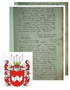 Przykładowe zdjęcie wywodu rodowitości szlacheckiej z 1802 roku, stron 2.jpg