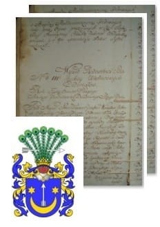 Przykładowe zdjęcie wywodu rodowitości szlacheckiej z 1802 roku, stron 2.jpg