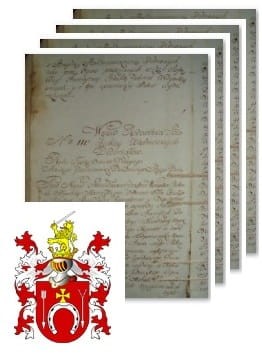 Przykładowe zdjęcie wywodu rodowitości szlacheckiej z 1802 roku, stron 4.jpg