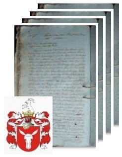 Przykładowe zdjęcie wywodu rodowitości szlacheckiej z 1807 roku, stron 4.jpg