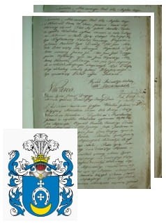 Przykładowe zdjęcie wywodu rodowitości szlacheckiej z 1802 roku, stron 2.jpg
