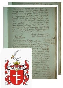Przykładowe zdjęcie wywodu rodowitości szlacheckiej z 1802 roku, stron 2.jpg