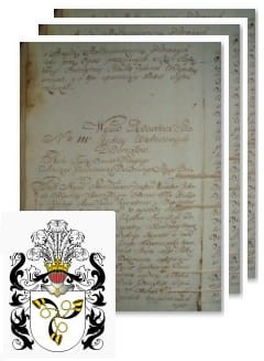 Przykładowe zdjęcie wywodu rodowitości szlacheckiej z 1802 roku, stron 3.jpg