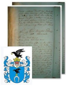 Ostrowski herbu Ślepowron