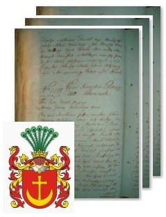 Przykładowe zdjęcie wywodu rodowitości szlacheckiej z 1802 roku, stron 3.jpg