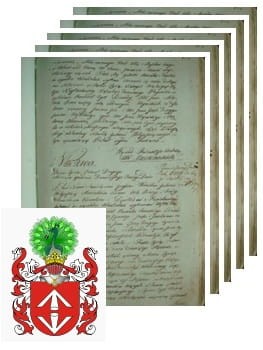 Przykładowe zdjęcie wywodu rodowitości szlacheckiej z 1802 roku, stron 5.jpg