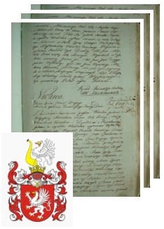 Przykładowe zdjęcie wywodu rodowitości szlacheckiej z 1802 roku, stron 3.jpg