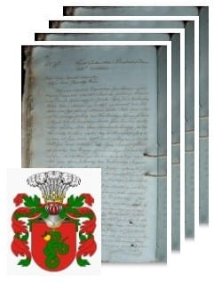 Przykładowe zdjęcie wywodu rodowitości szlacheckiej z 1808 roku, stron 4.jpg