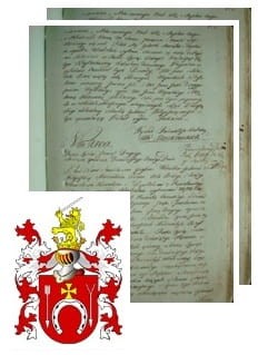 Przykładowe zdjęcie wywodu rodowitości szlacheckiej z 1802 roku, stron 2.jpg