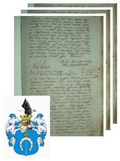 Przykładowe zdjęcie wywodu rodowitości szlacheckiej z 1802 roku, stron 3.jpg