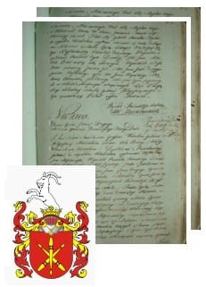 Przykładowe zdjęcie wywodu rodowitości szlacheckiej z 1802 roku, stron 2.jpg