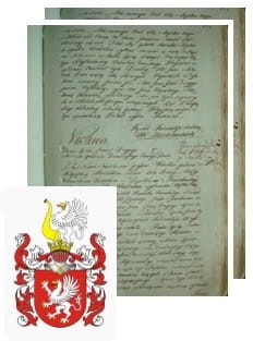 Przykładowe zdjęcie wywodu rodowitości szlacheckiej z 1802 roku, stron 2.jpg