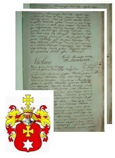 Przykładowe zdjęcie wywodu rodowitości szlacheckiej z 1802 roku, stron 2.jpg