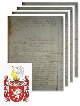Przykładowe zdjęcie wywodu rodowitości szlacheckiej z 1802 roku, stron 4.jpg