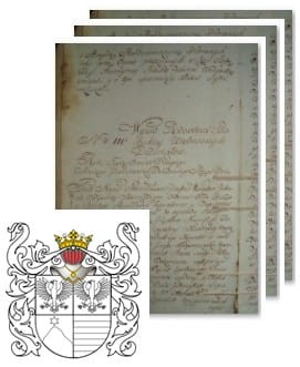 Przykładowe zdjęcie wywodu rodowitości szlacheckiej z 1802 roku, stron 3.jpg