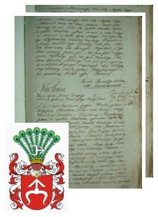Przykładowe zdjęcie wywodu rodowitości szlacheckiej z 1802 roku, stron 2.jpg