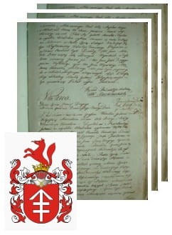 Przykładowe zdjęcie wywodu rodowitości szlacheckiej z 1802 roku, stron 3.jpg