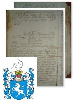 Przykładowe zdjęcie wywodu rodowitości szlacheckiej z 1802 roku, stron 2.jpg