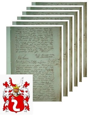 Przykładowe zdjęcie wywodu rodowitości szlacheckiej z 1802 roku, stron 6.jpg