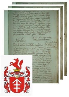 Przykładowe zdjęcie wywodu rodowitości szlacheckiej z 1802 roku, stron 3.jpg