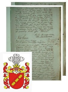 Przykładowe zdjęcie wywodu rodowitości szlacheckiej z 1802 roku, stron 2.jpg