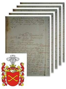 Przykładowe zdjęcie wywodu rodowitości szlacheckiej z 1802 roku, stron 5.jpg